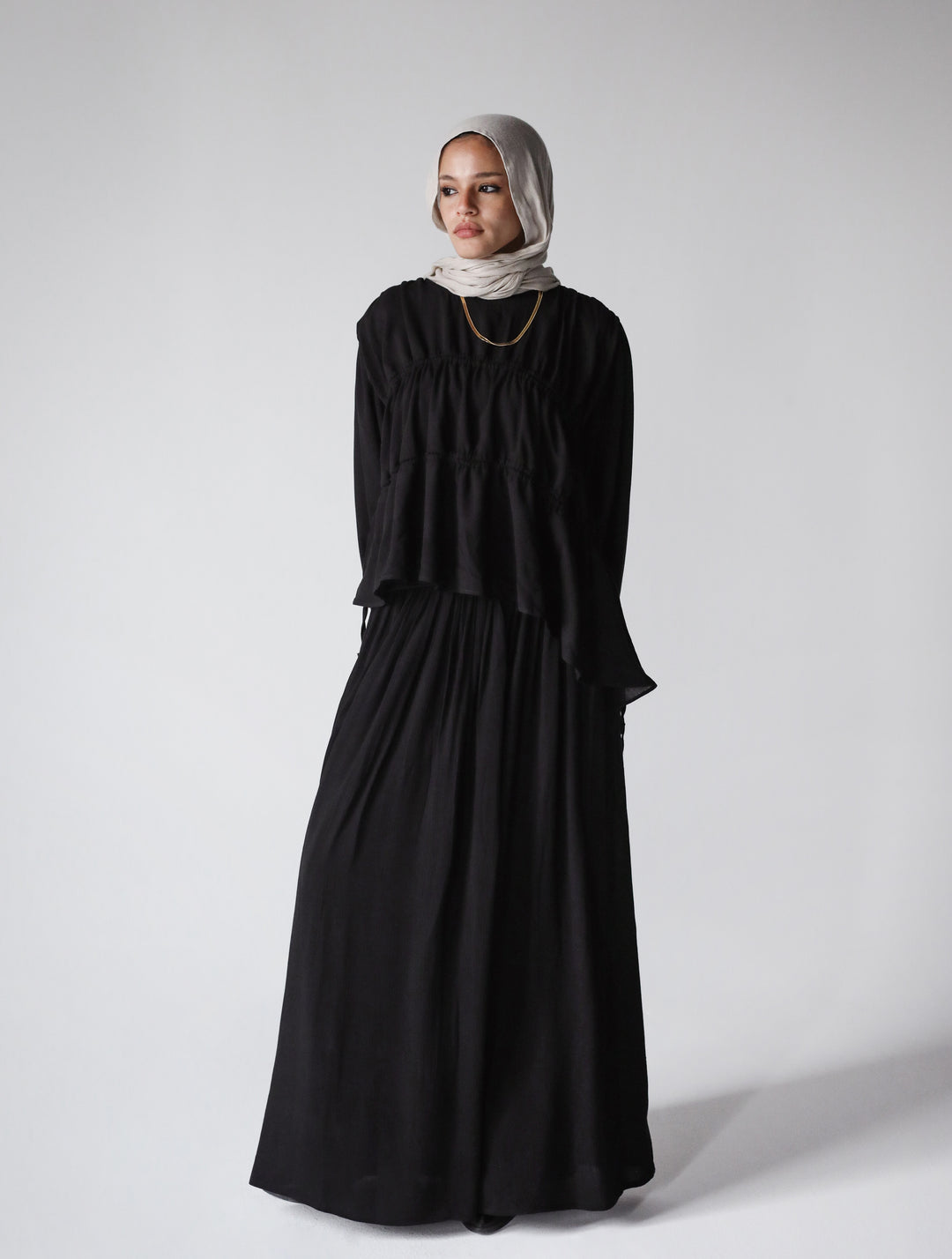 The Drape Flow Set In Black