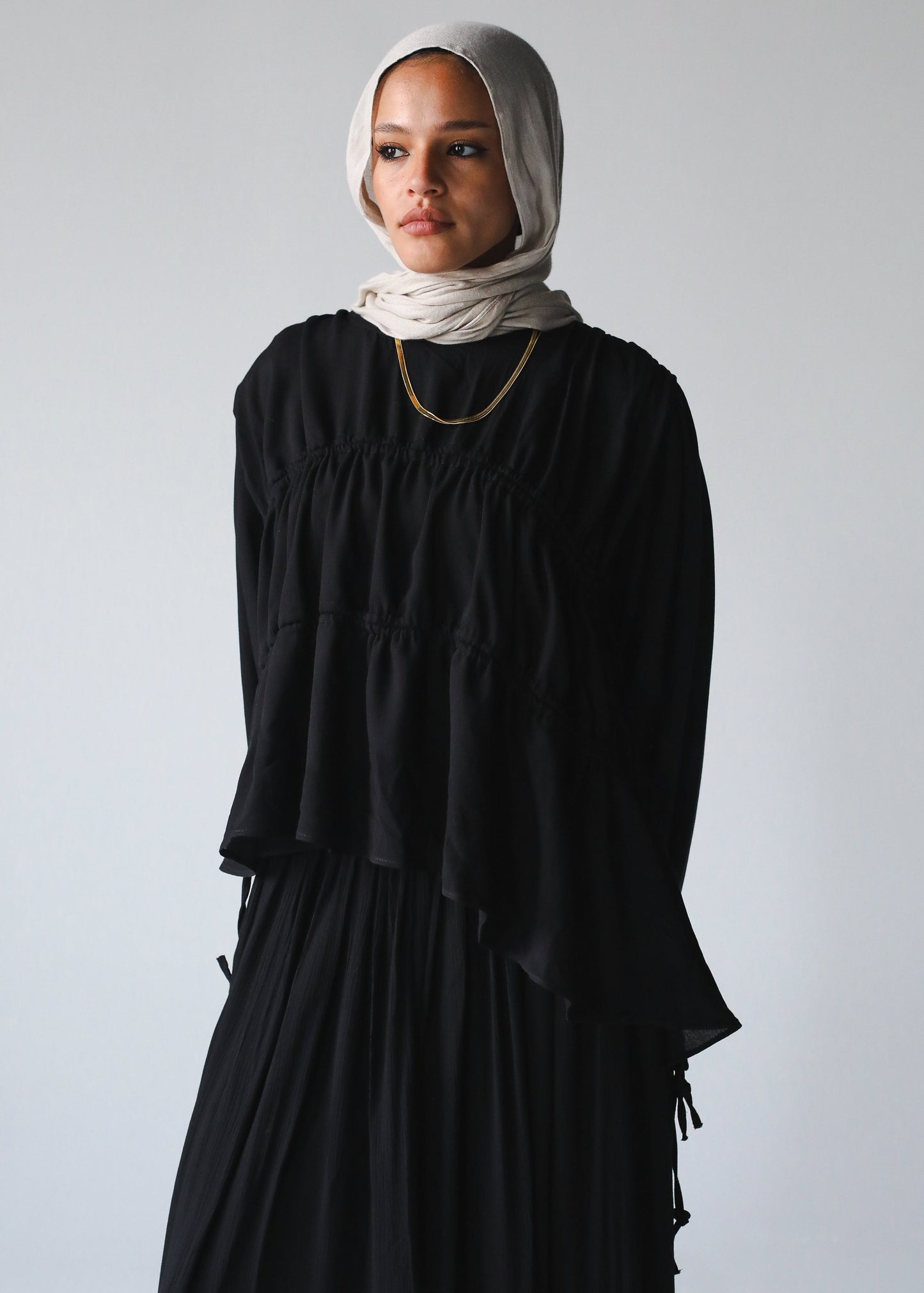 The Drape Flow Set In Black