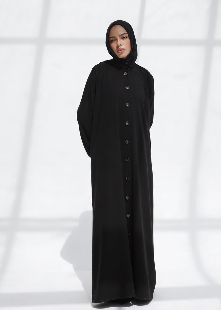 The Signature Buttoned Abaya