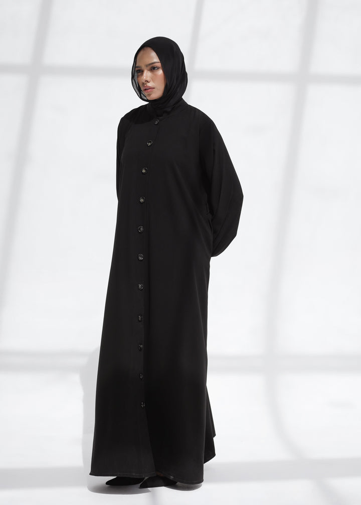 The Signature Buttoned Abaya