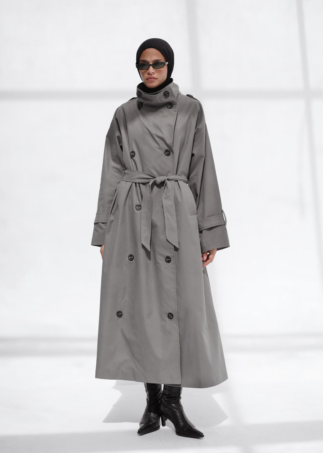 The Funnel Neck Trench In Gray