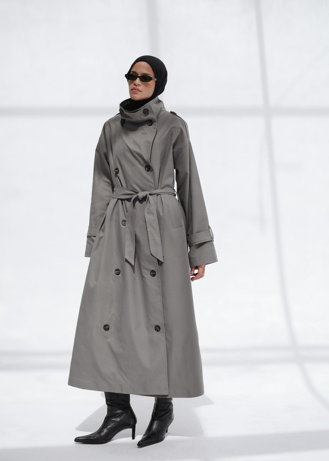 The Funnel Neck Trench In Gray