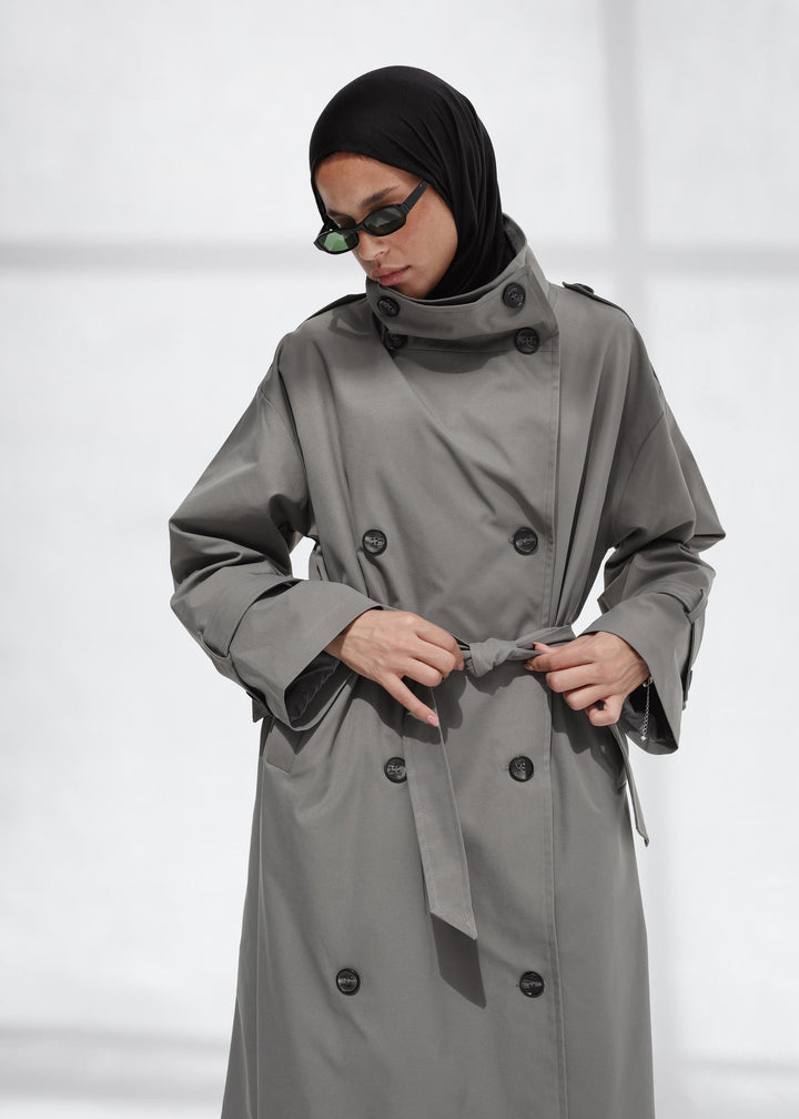 The Funnel Neck Trench In Gray