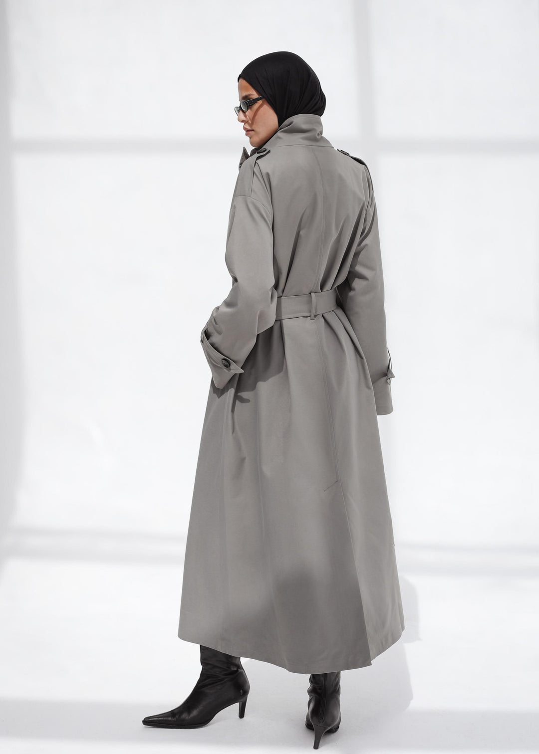 The Funnel Neck Trench In Gray