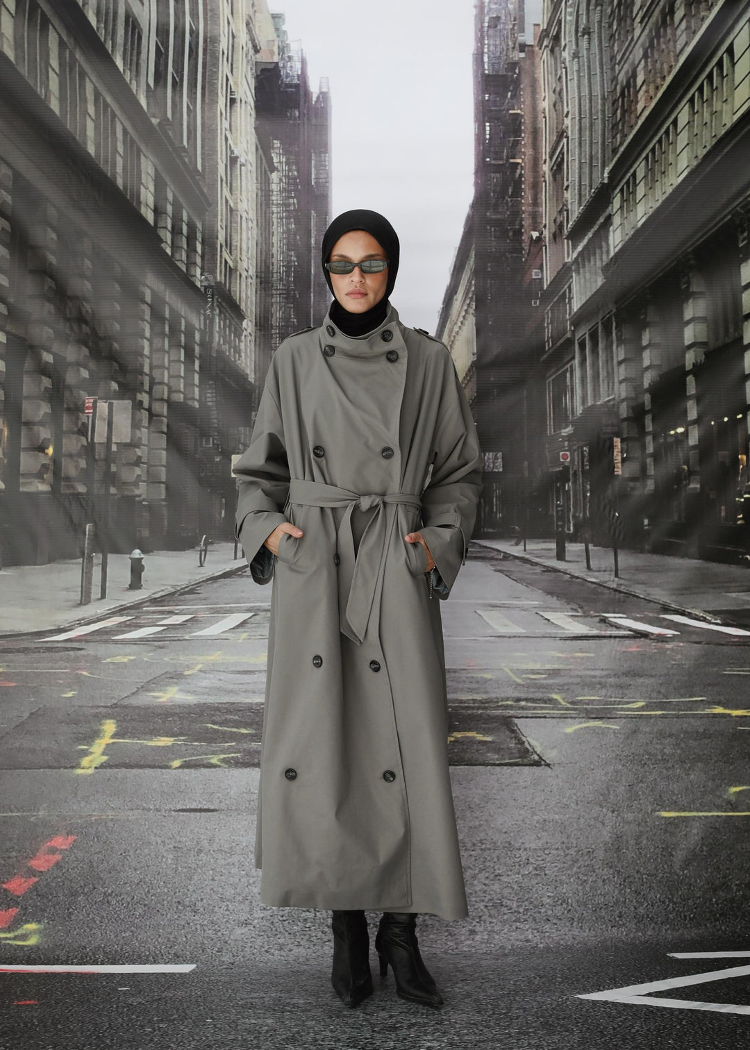 The Funnel Neck Trench In Gray