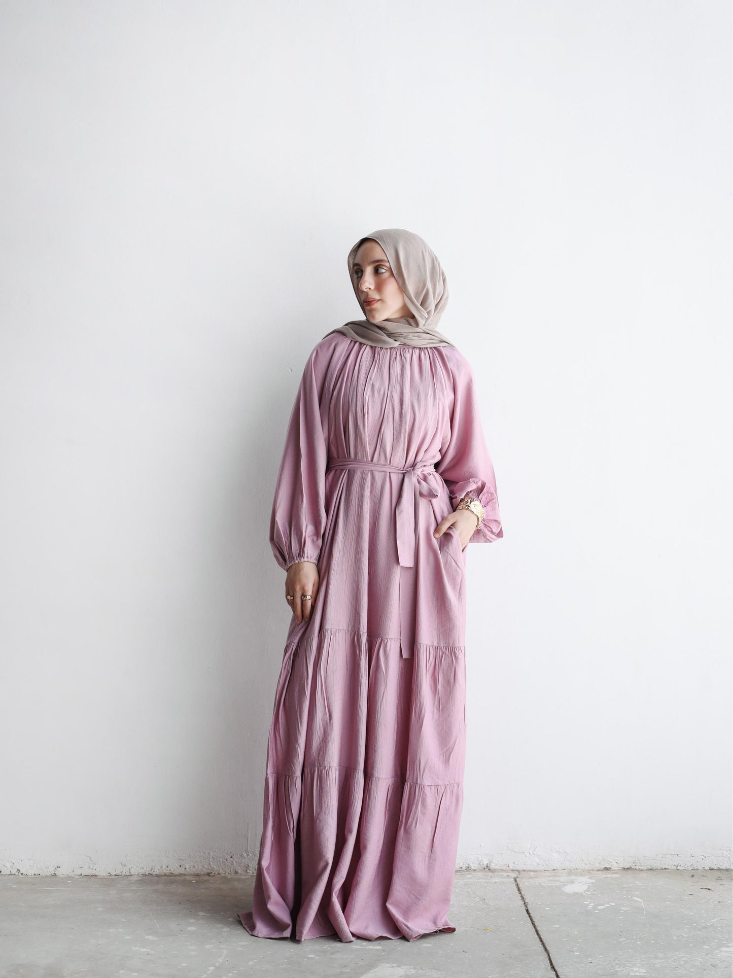 Palma Dress In Blush Mauve