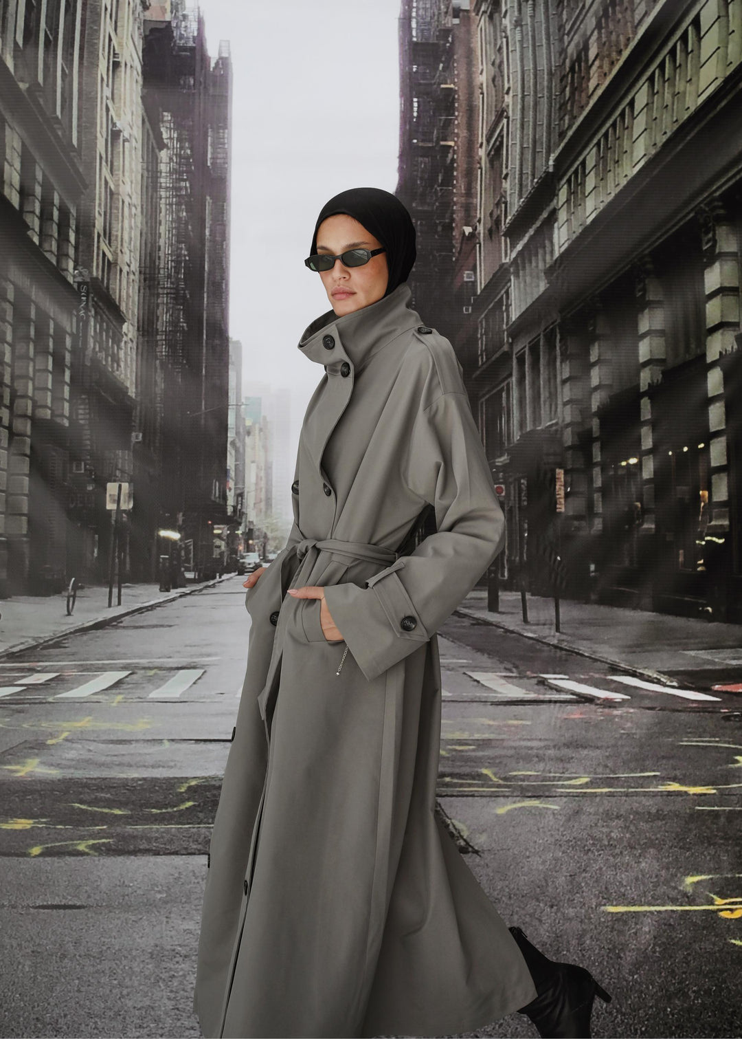 The Funnel Neck Trench In Gray