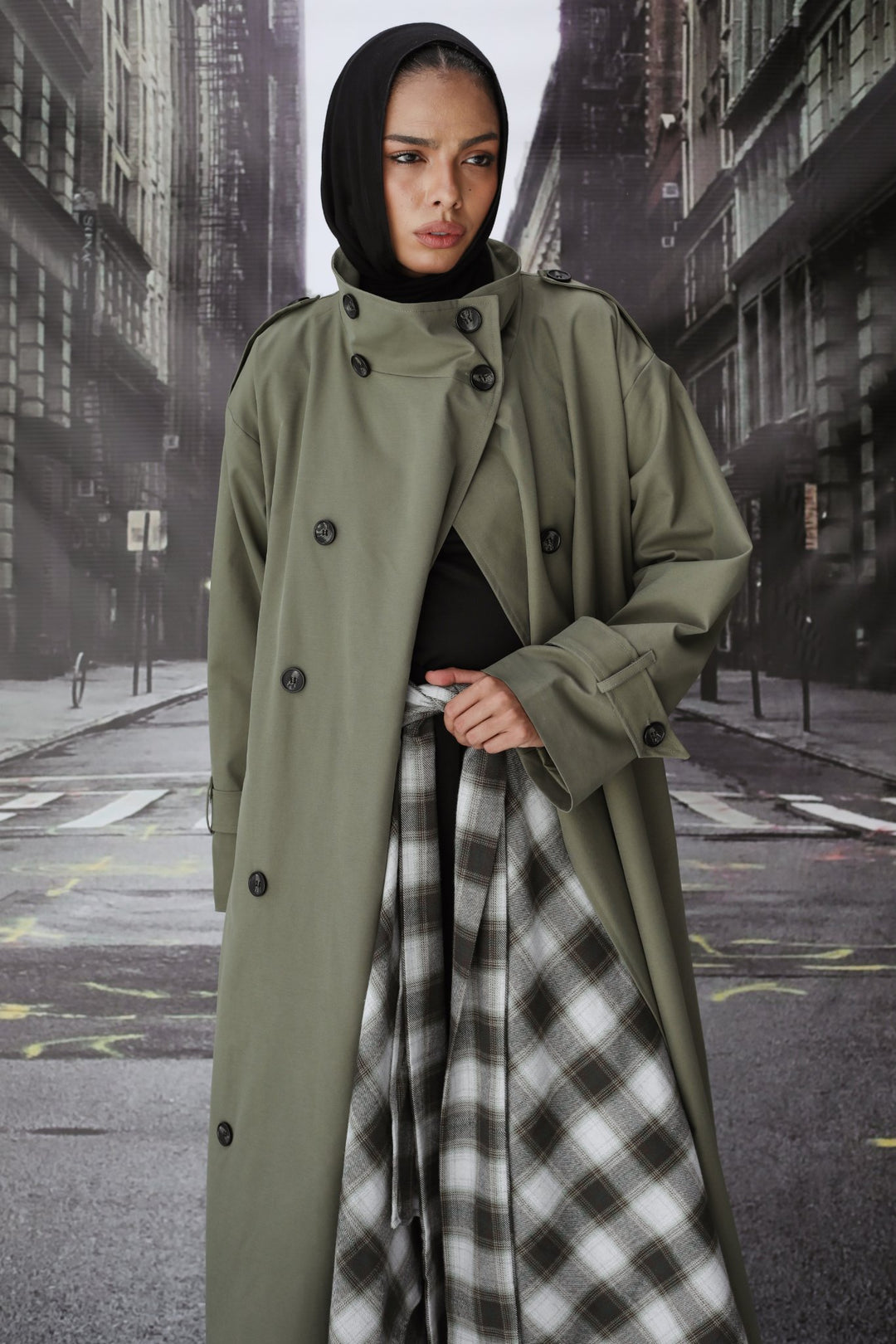 The Plaid Wrap Skirt