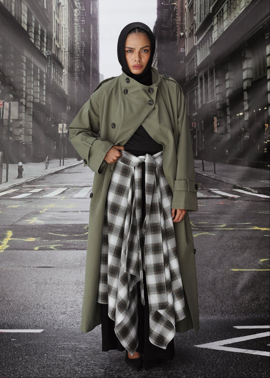 The Plaid Wrap Skirt