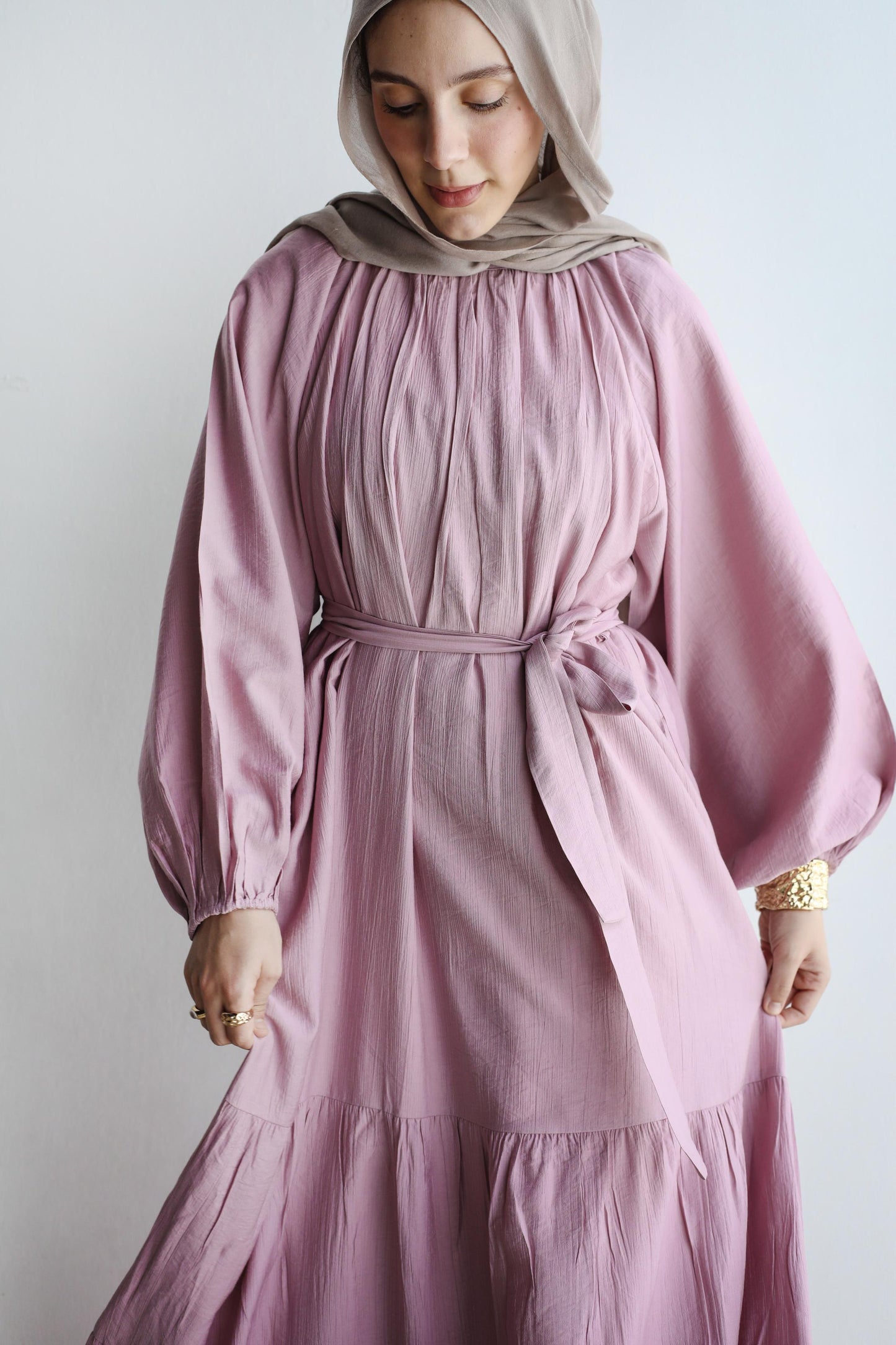 Palma Dress In Blush Mauve