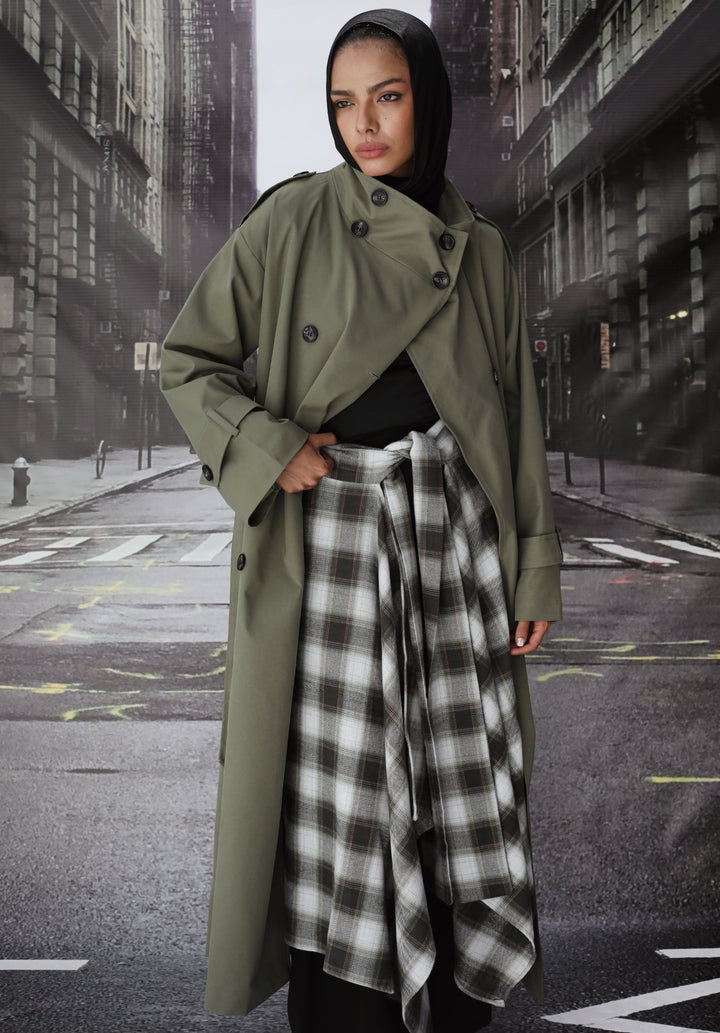 The Plaid Wrap Skirt