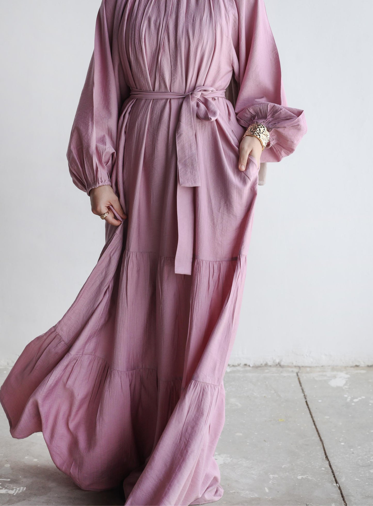 Palma Dress In Blush Mauve