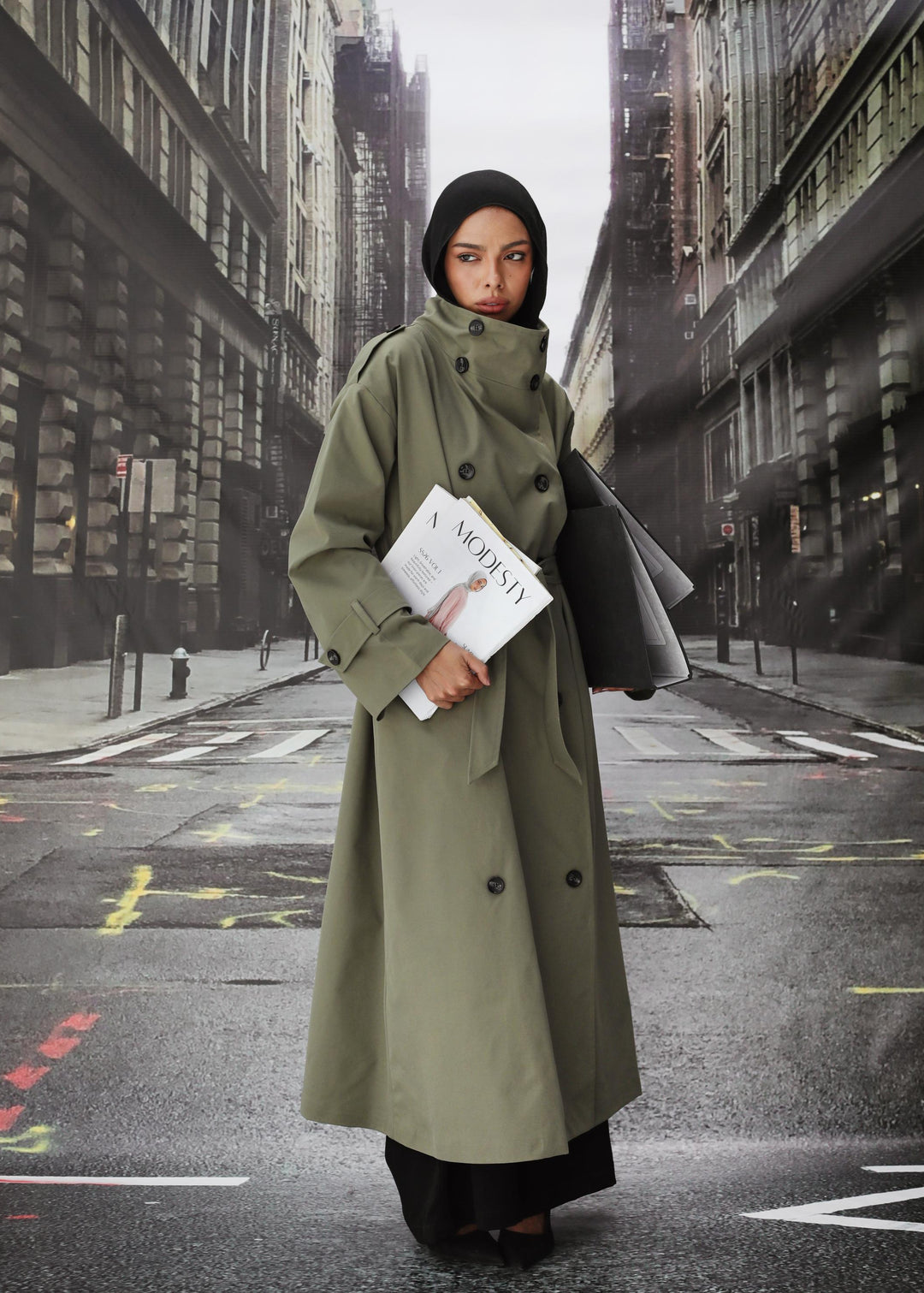The Funnel Neck Trench In Olive