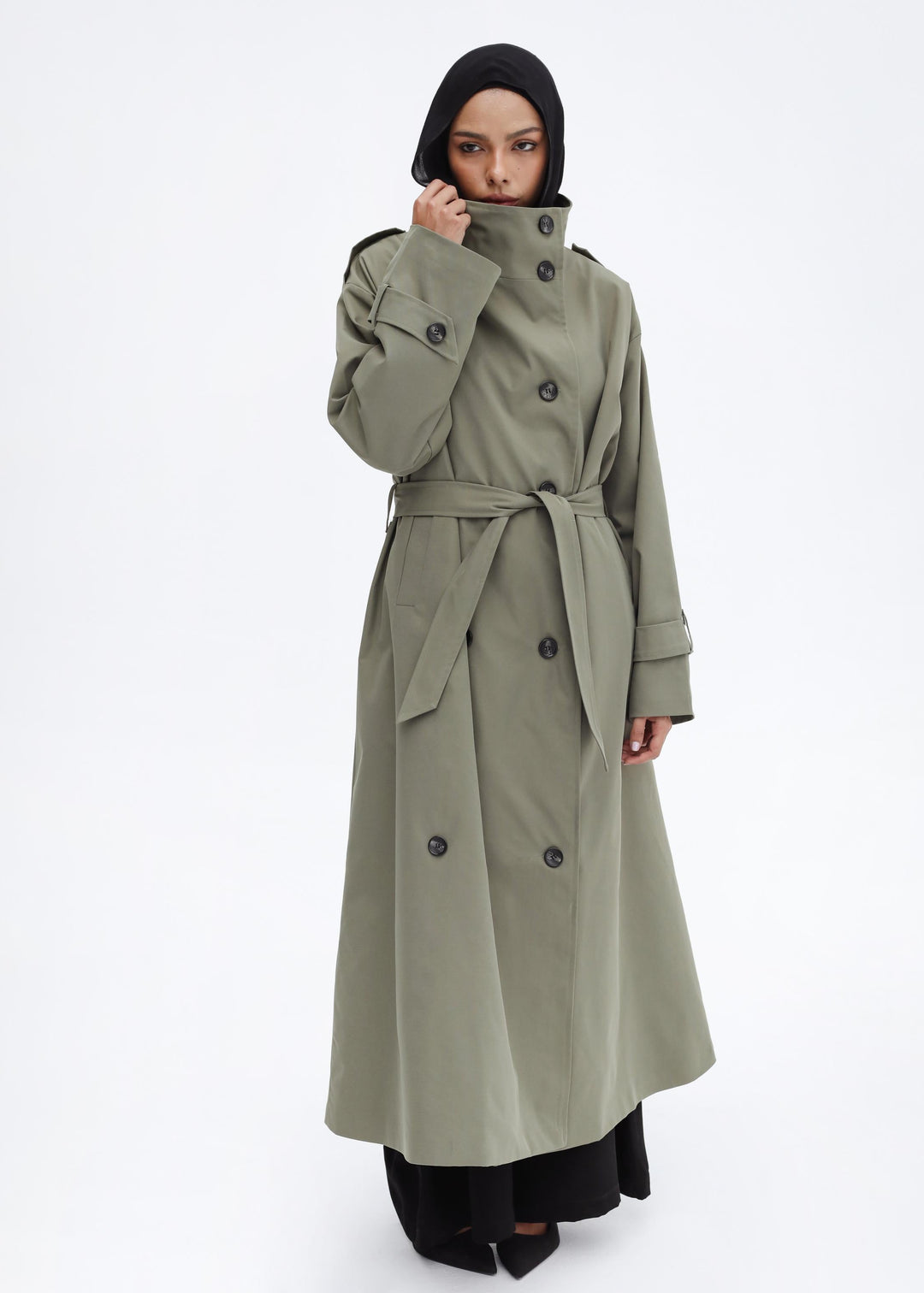 The Funnel Neck Trench In Olive
