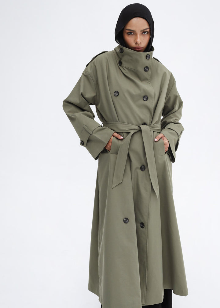 The Funnel Neck Trench In Olive