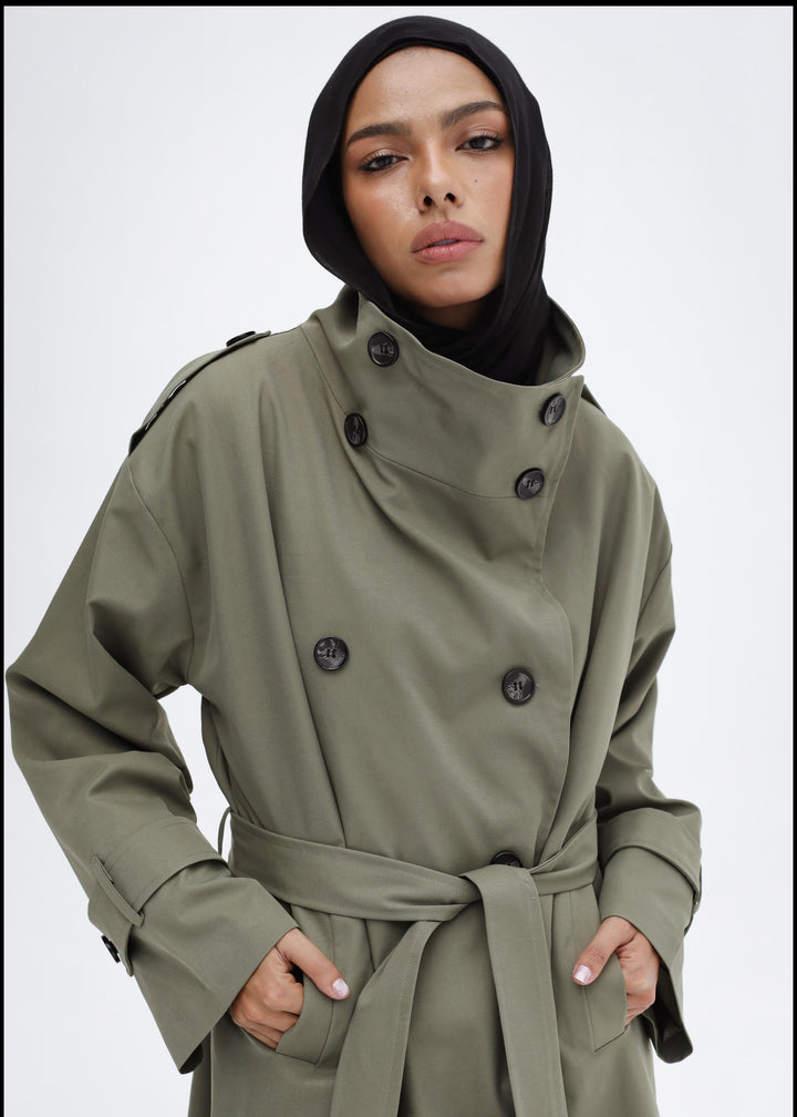 The Funnel Neck Trench In Olive