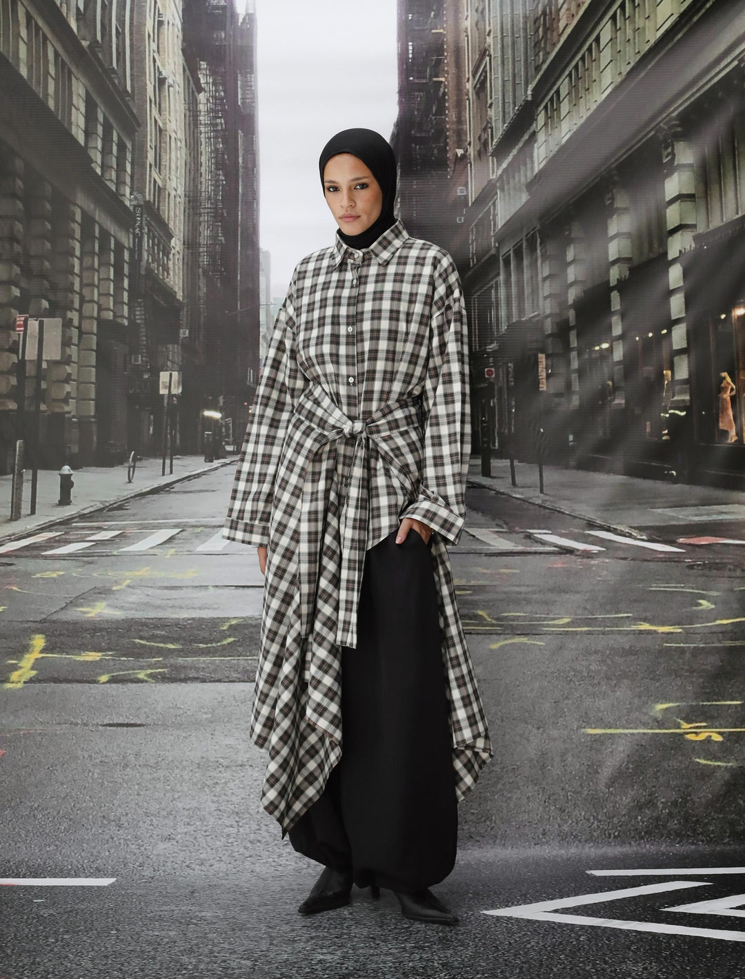 The Plaid Wrap Shirt