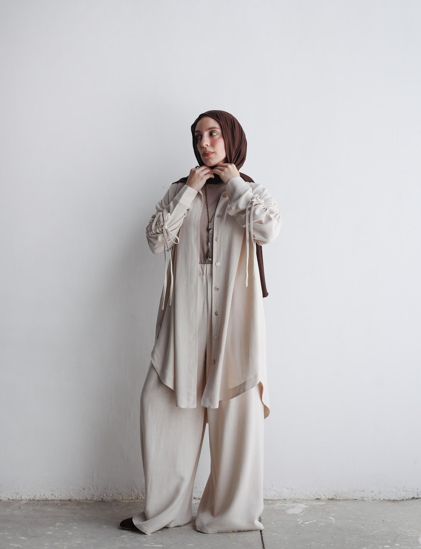 The Everyday Linen Set In Ivory Creme
