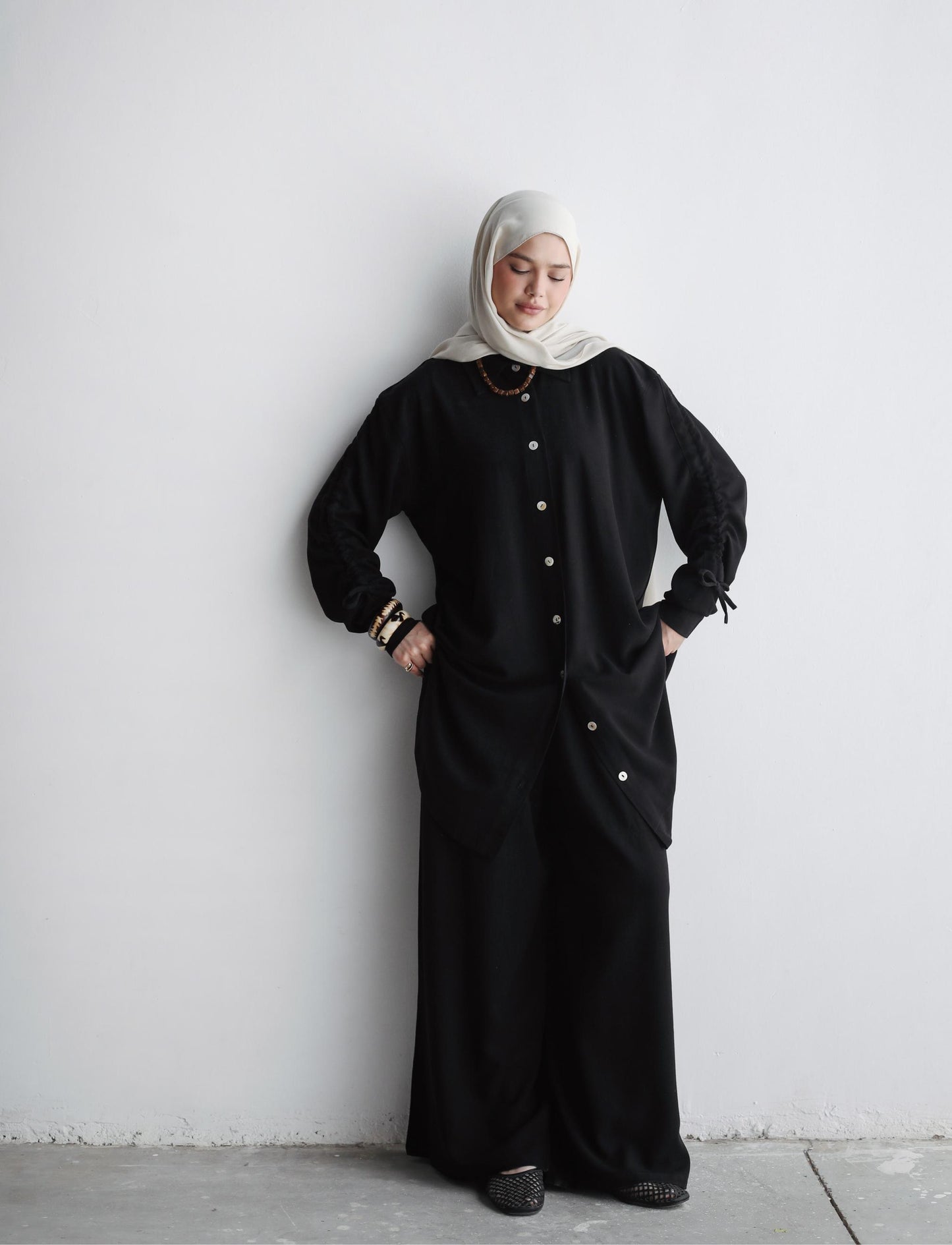 The Everyday Linen Set In Black