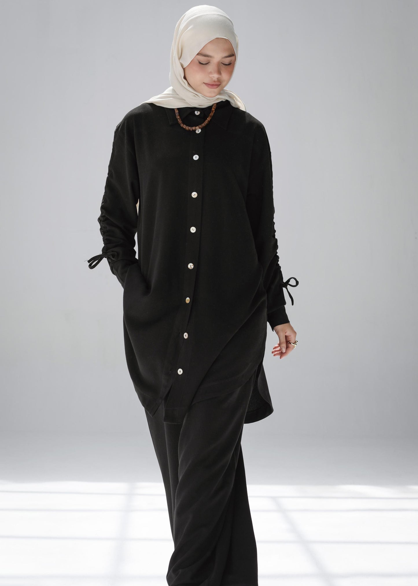 The Everyday Linen Set In Black