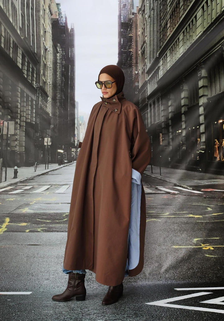 The City Cape In Brown