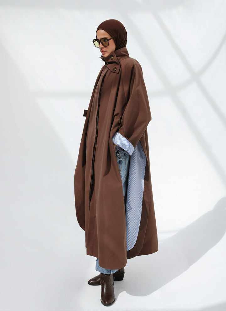 The City Cape In Brown