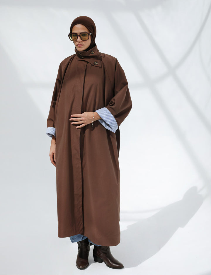 The City Cape In Brown