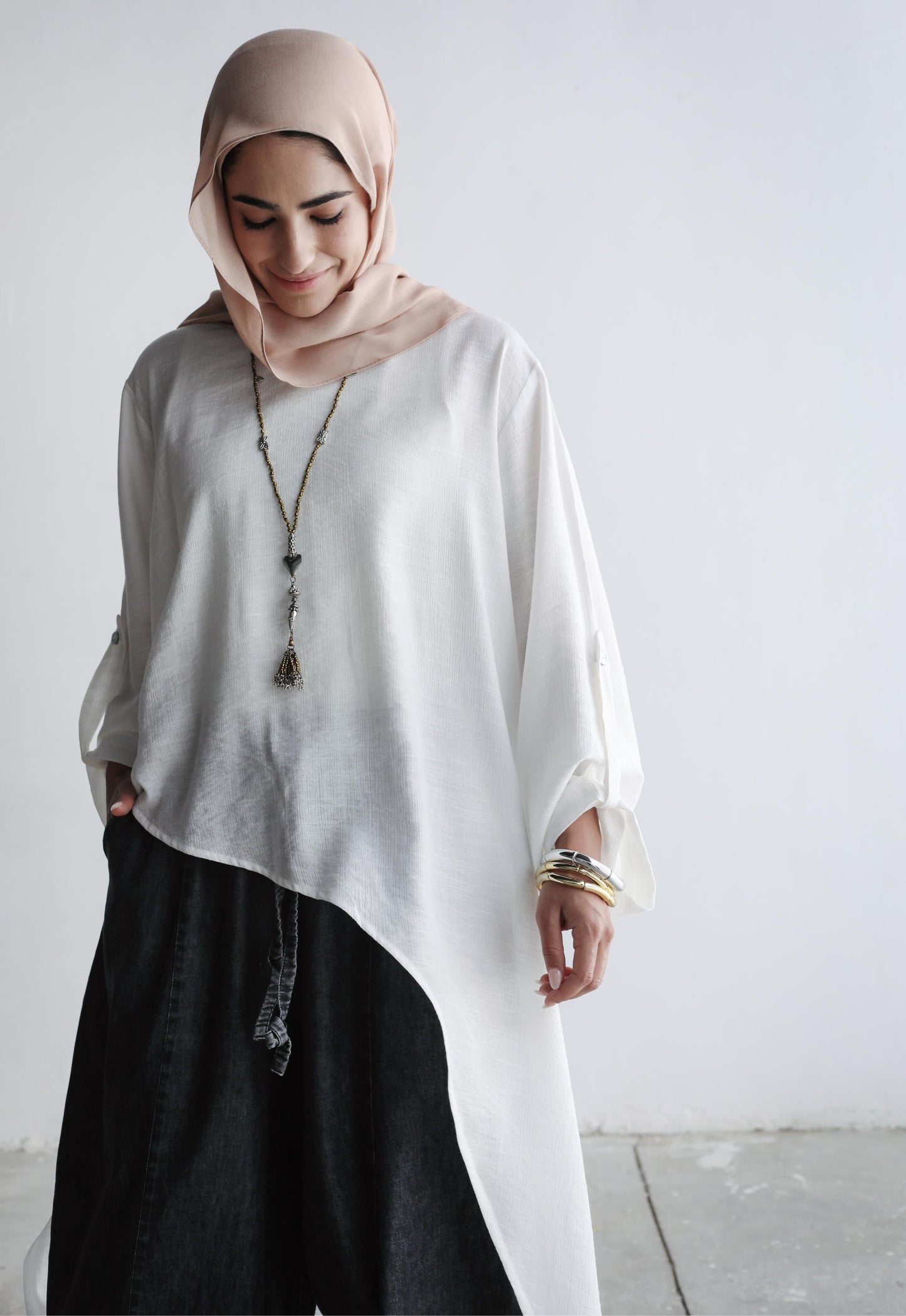 The Wave Top in White