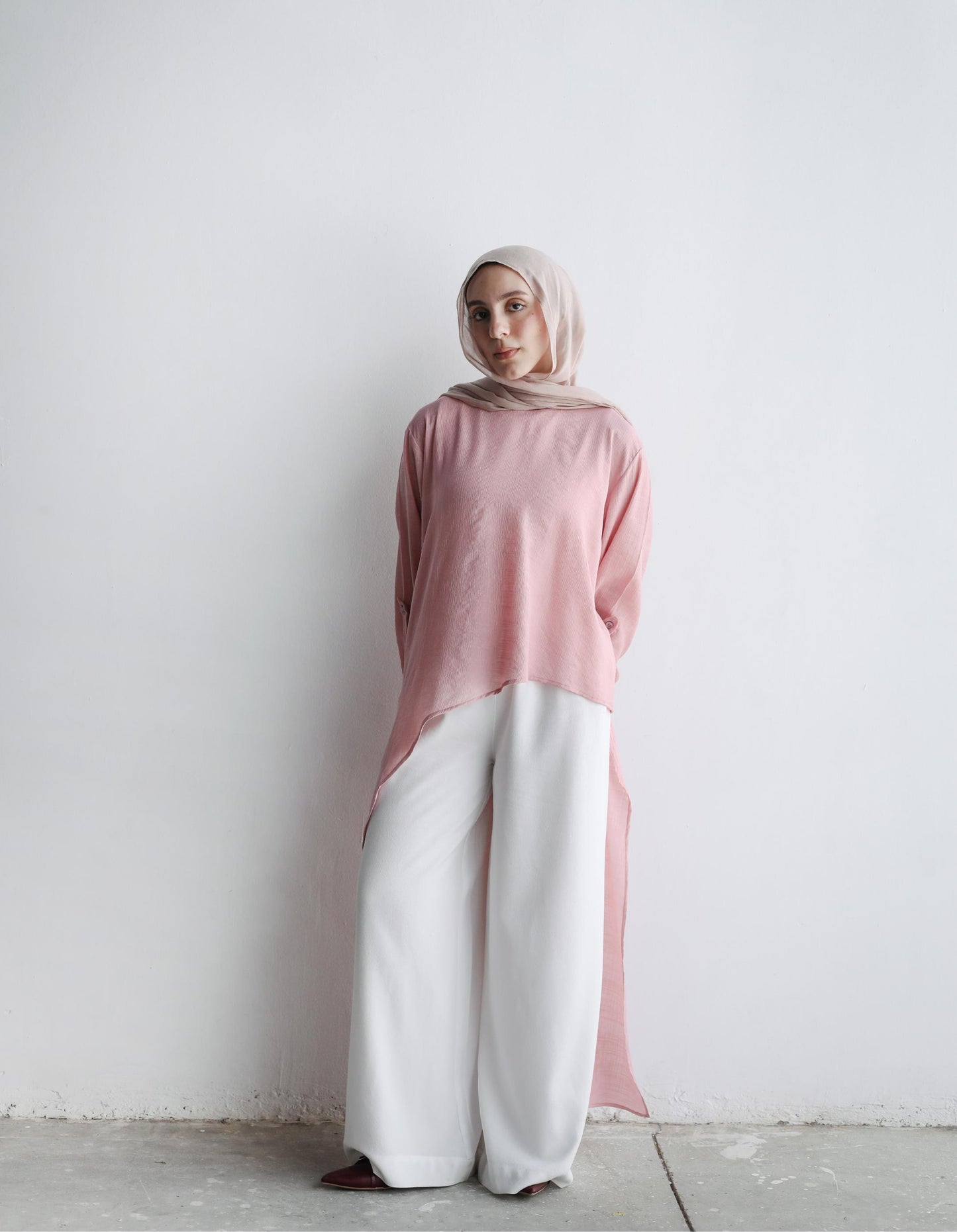 The Wave Top In Sea Pink