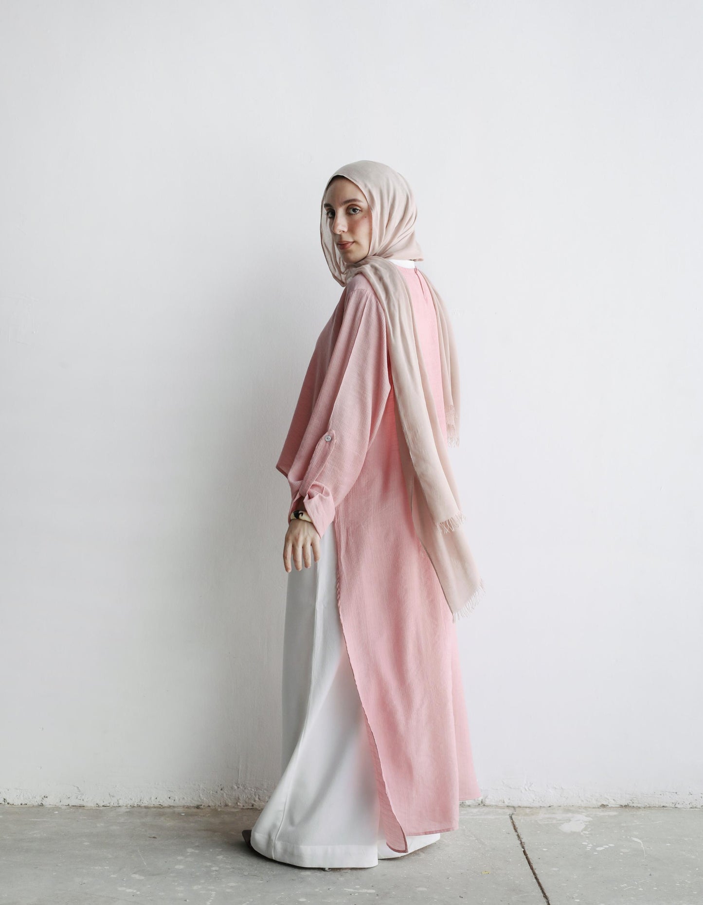 The Wave Top In Sea Pink