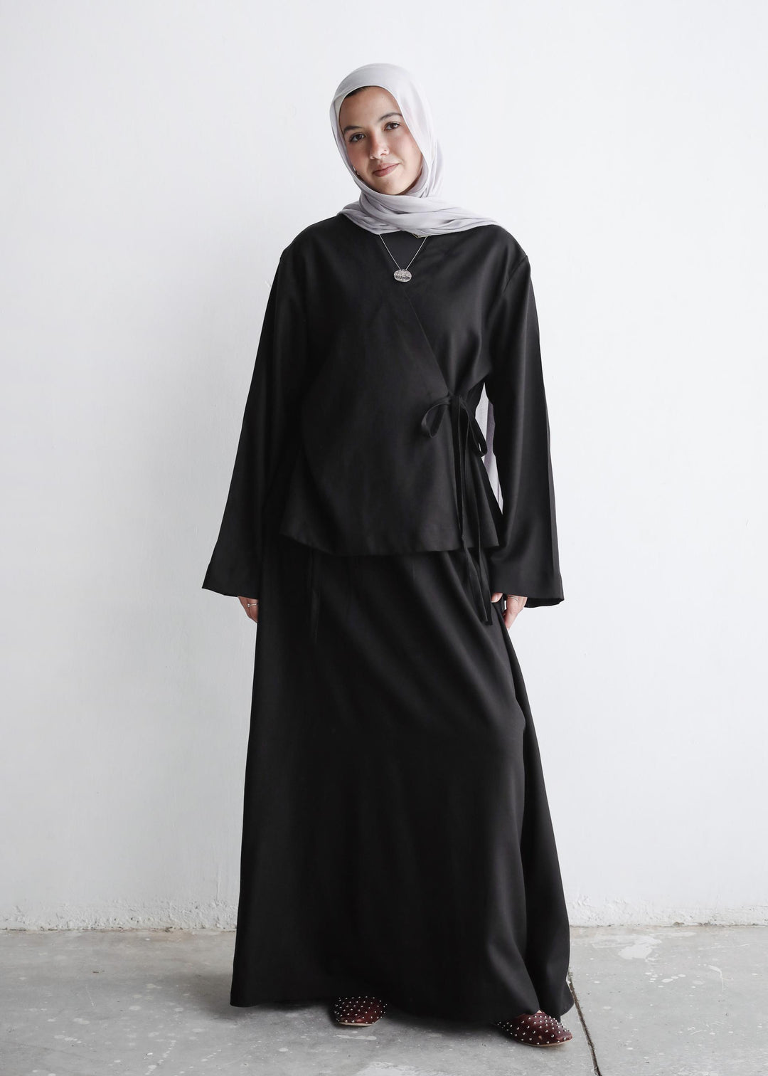 The Easy Wrap Set In Black