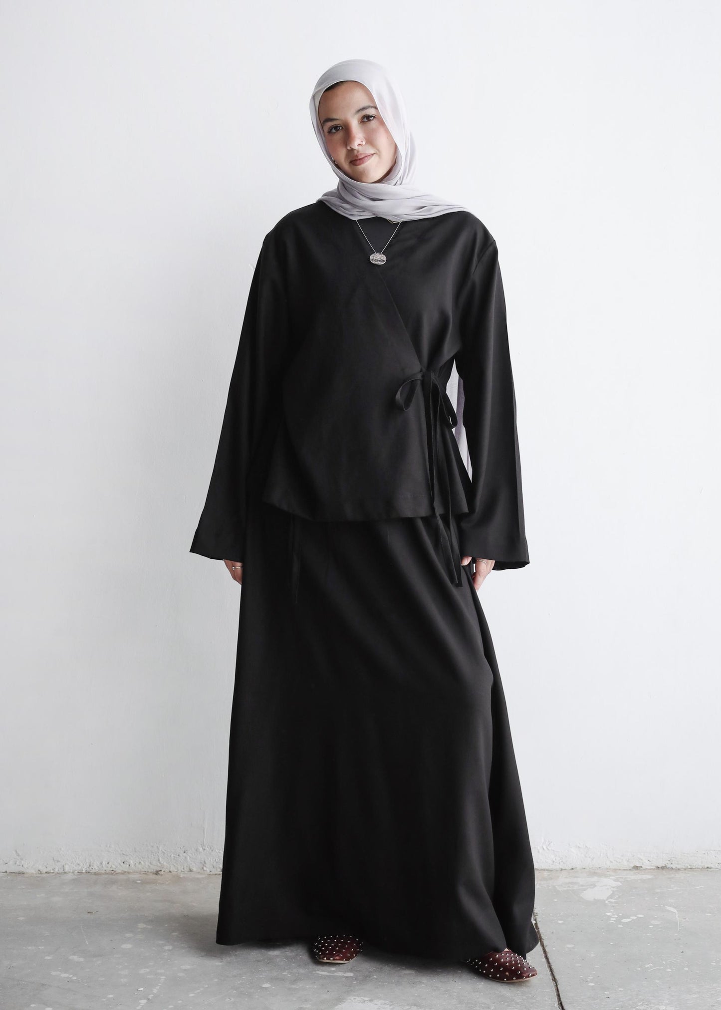 The Easy Wrap Set In Black