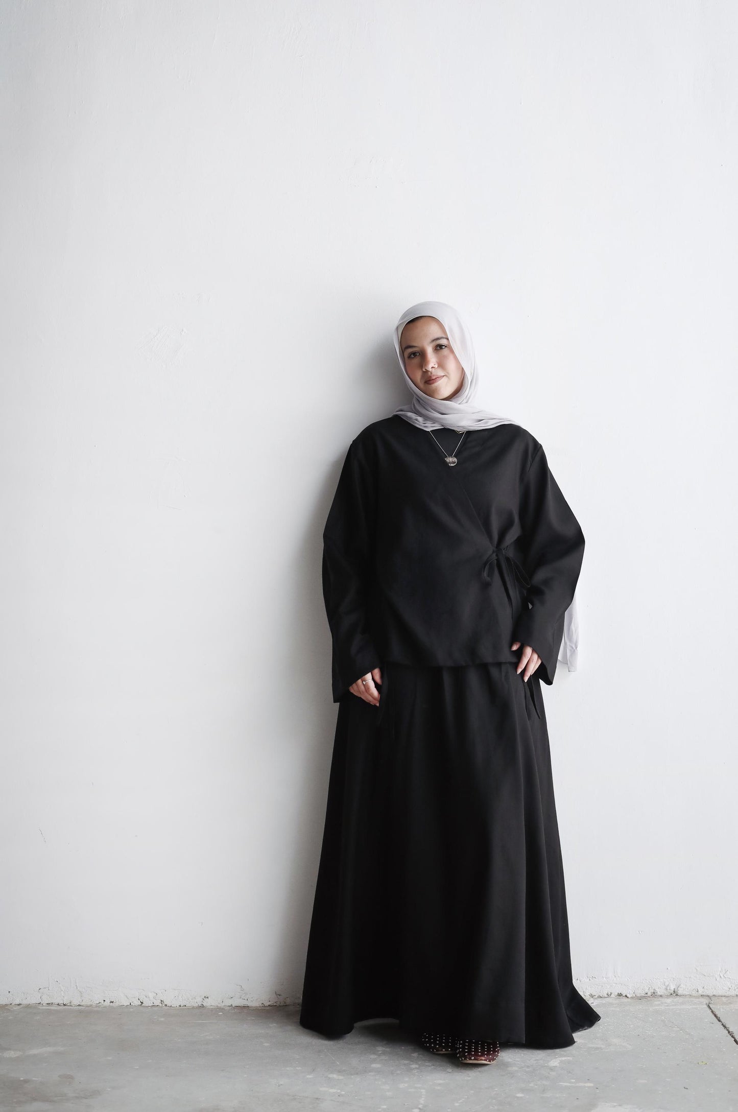 The Easy Wrap Set In Black