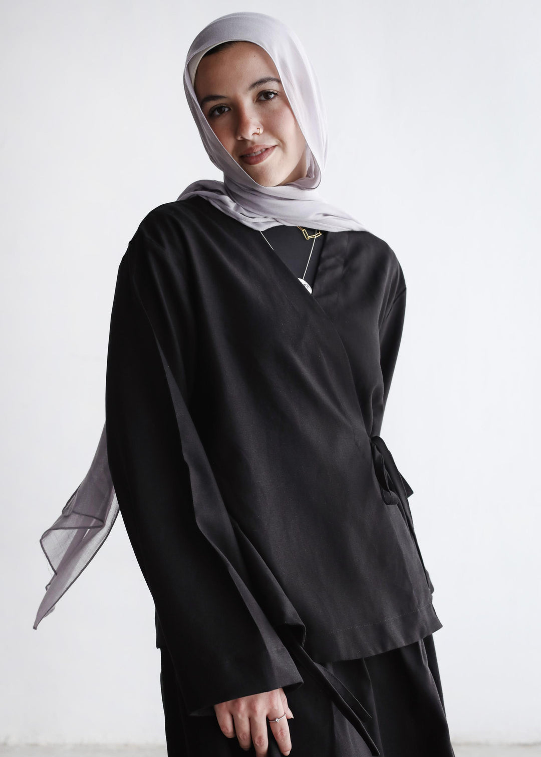 The Easy Wrap Set In Black