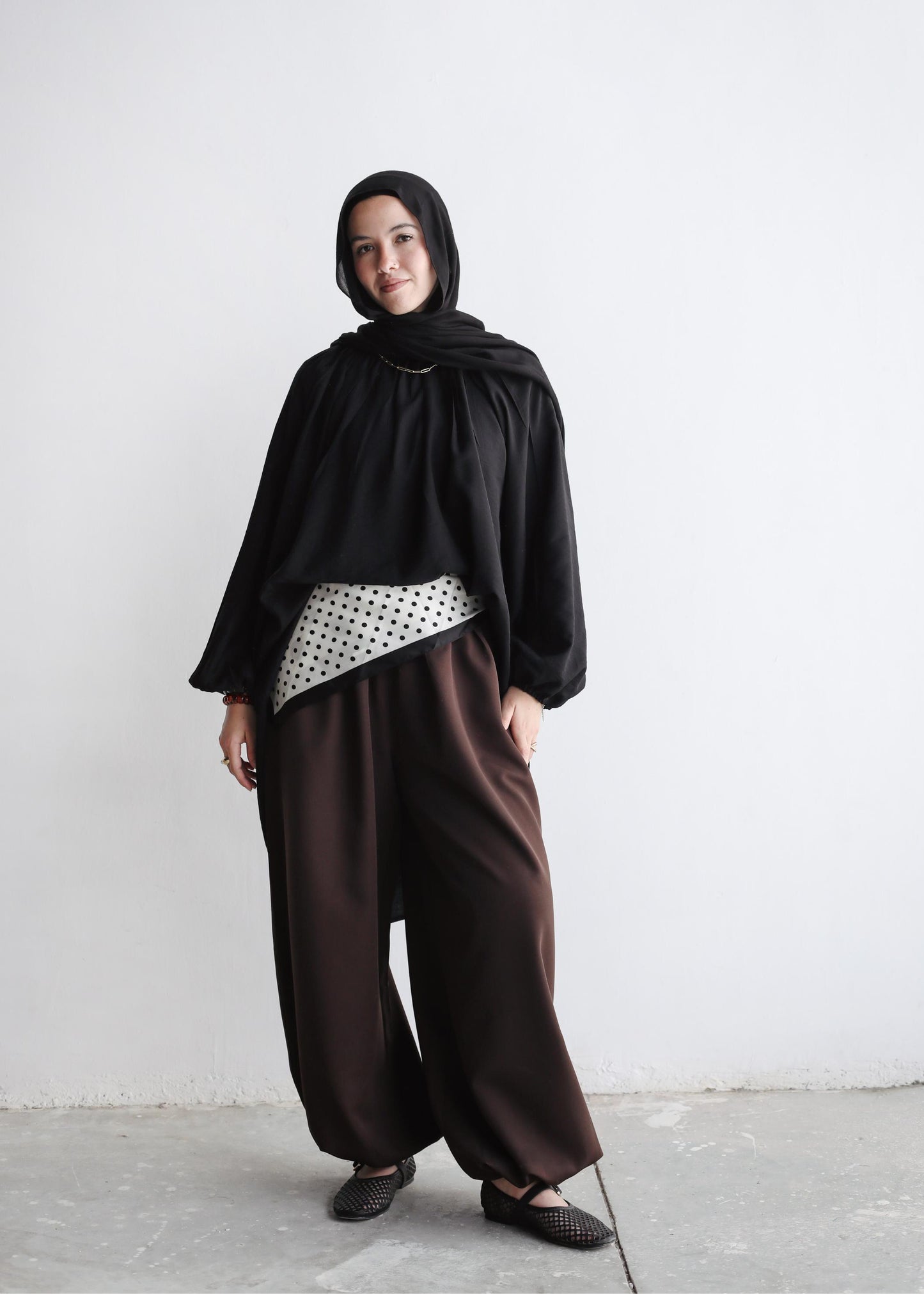 The Aura Balloon Pants In Burnt Brown