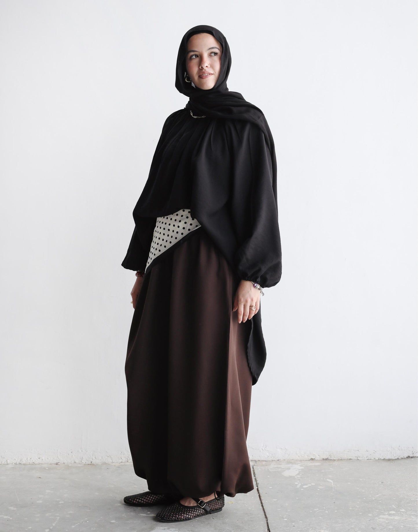 The Aura Balloon Pants In Burnt Brown
