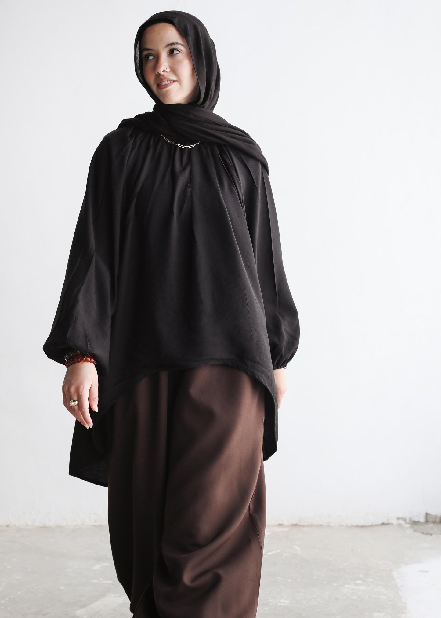 The Balloon Cloud Top In Black