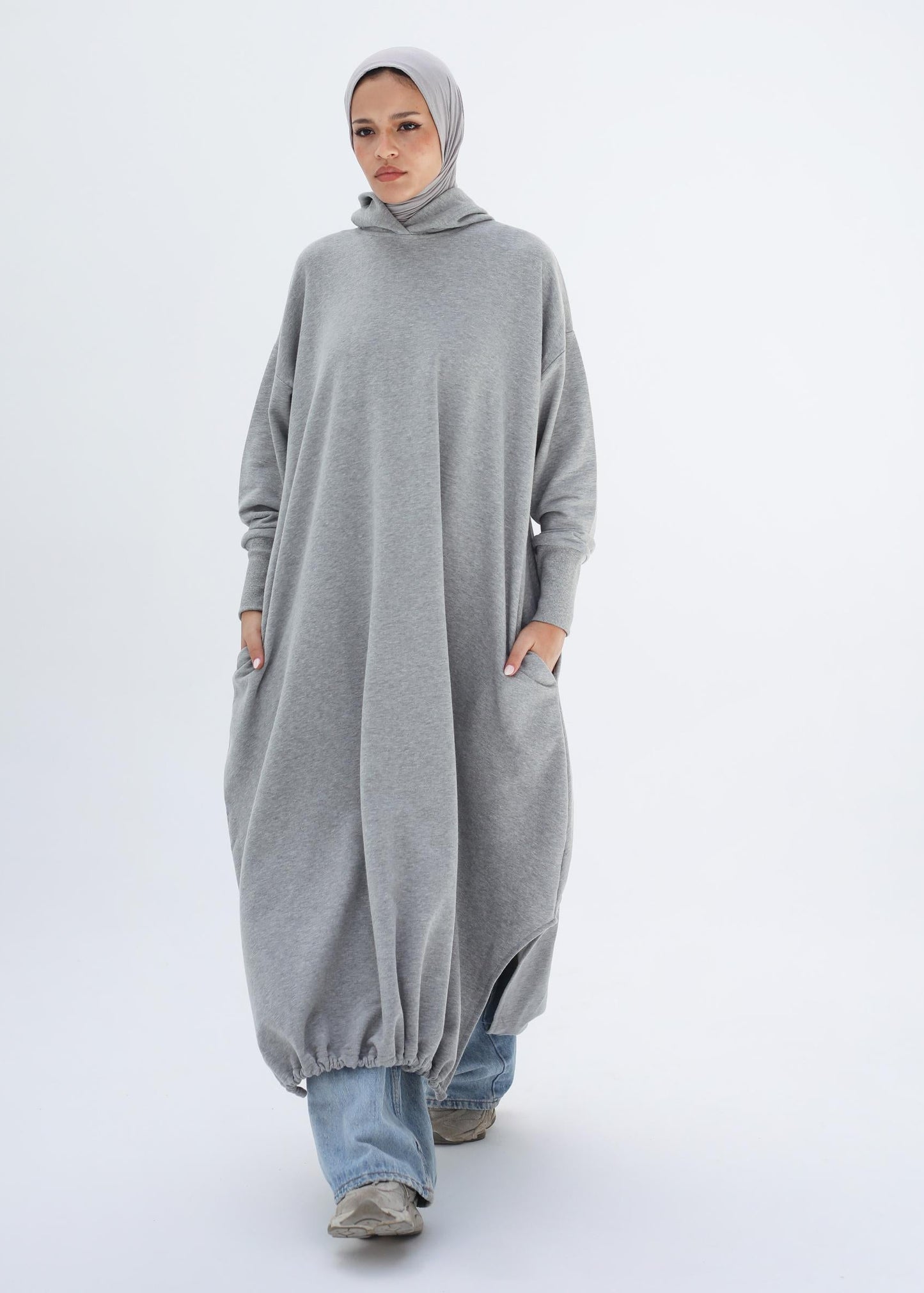 Street Ease Hoodie In Gray