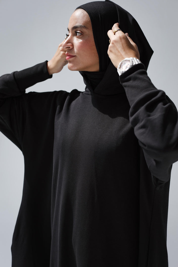 Street Ease Hoodie In Black