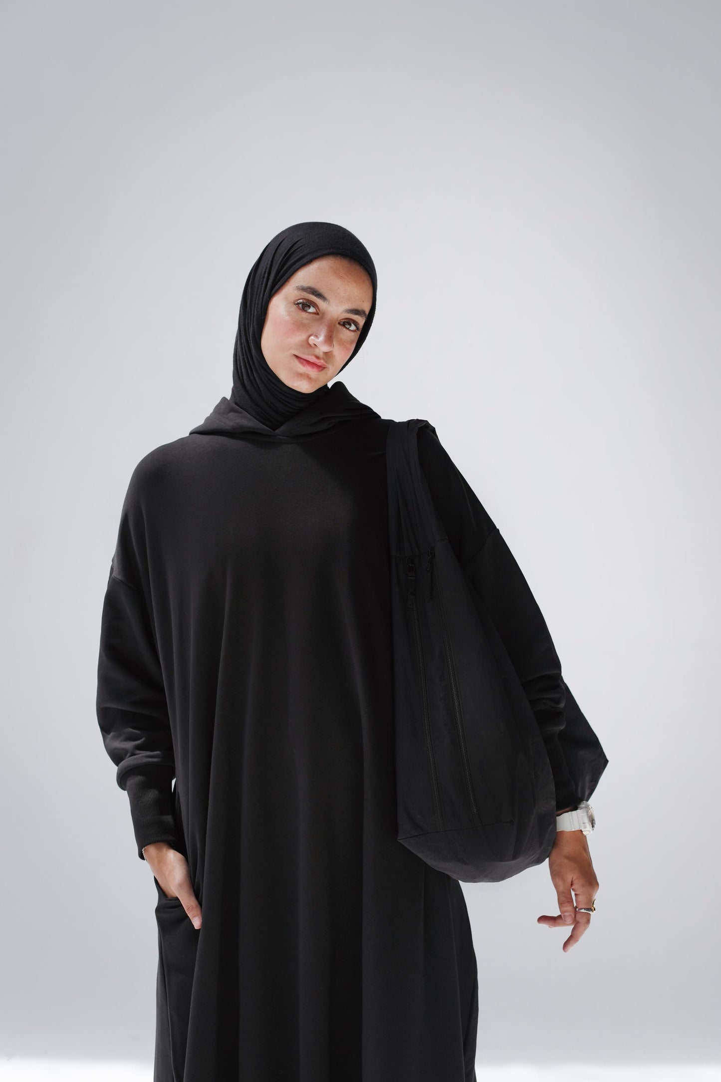 Street Ease Hoodie In Black