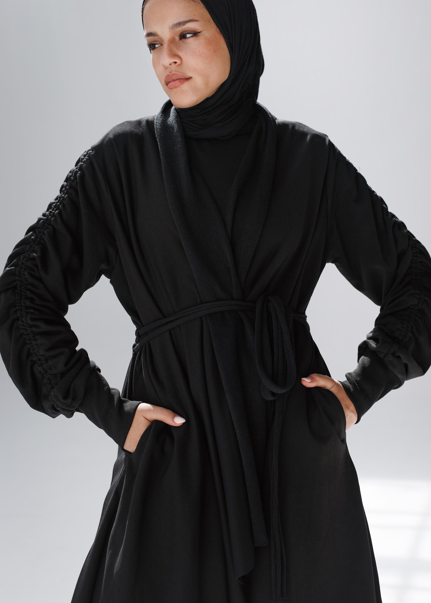 The Cascade Cardigan In Black