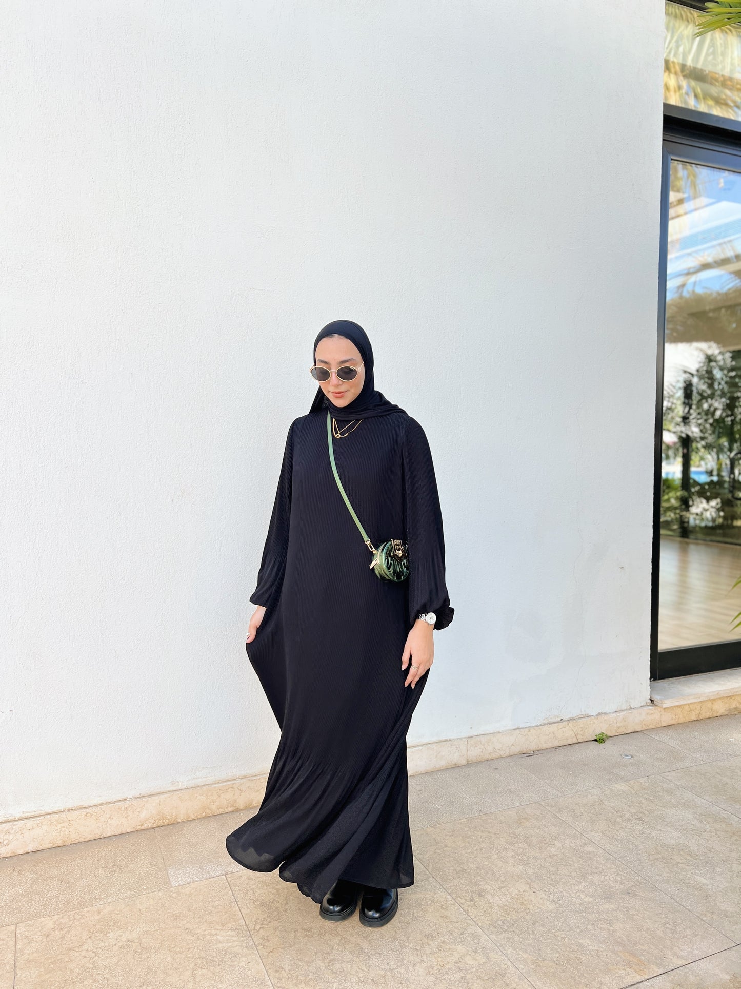 Dreamy Swirl Dress In Black