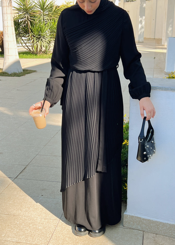 Roman Pleated Abaya