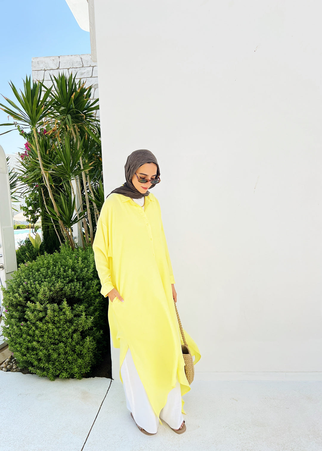 The Ease Top In Butter yellow