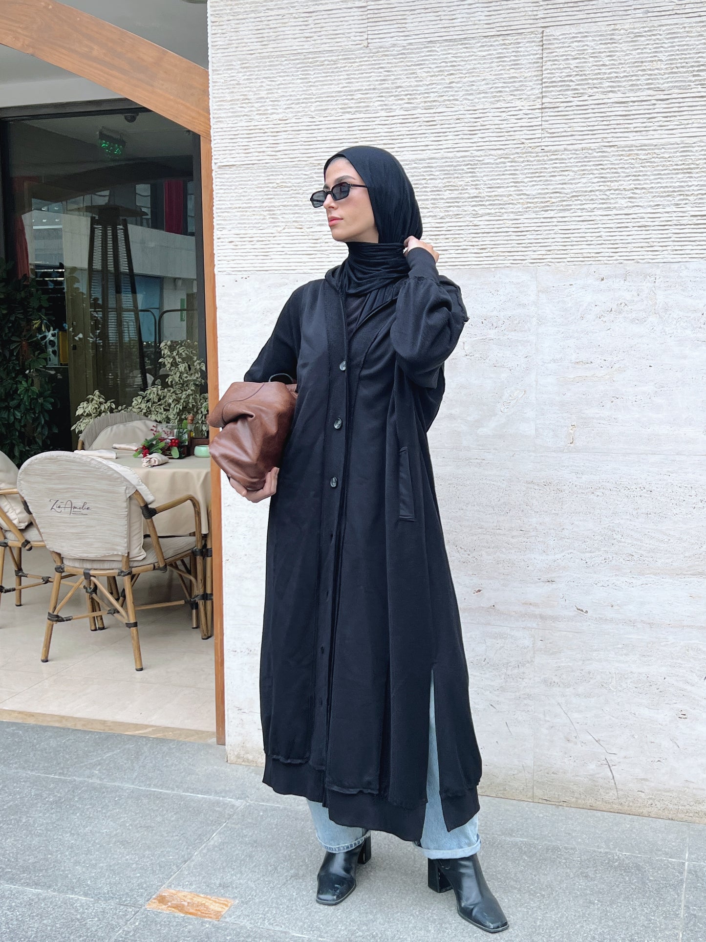 Snuggle Cardigan in Black