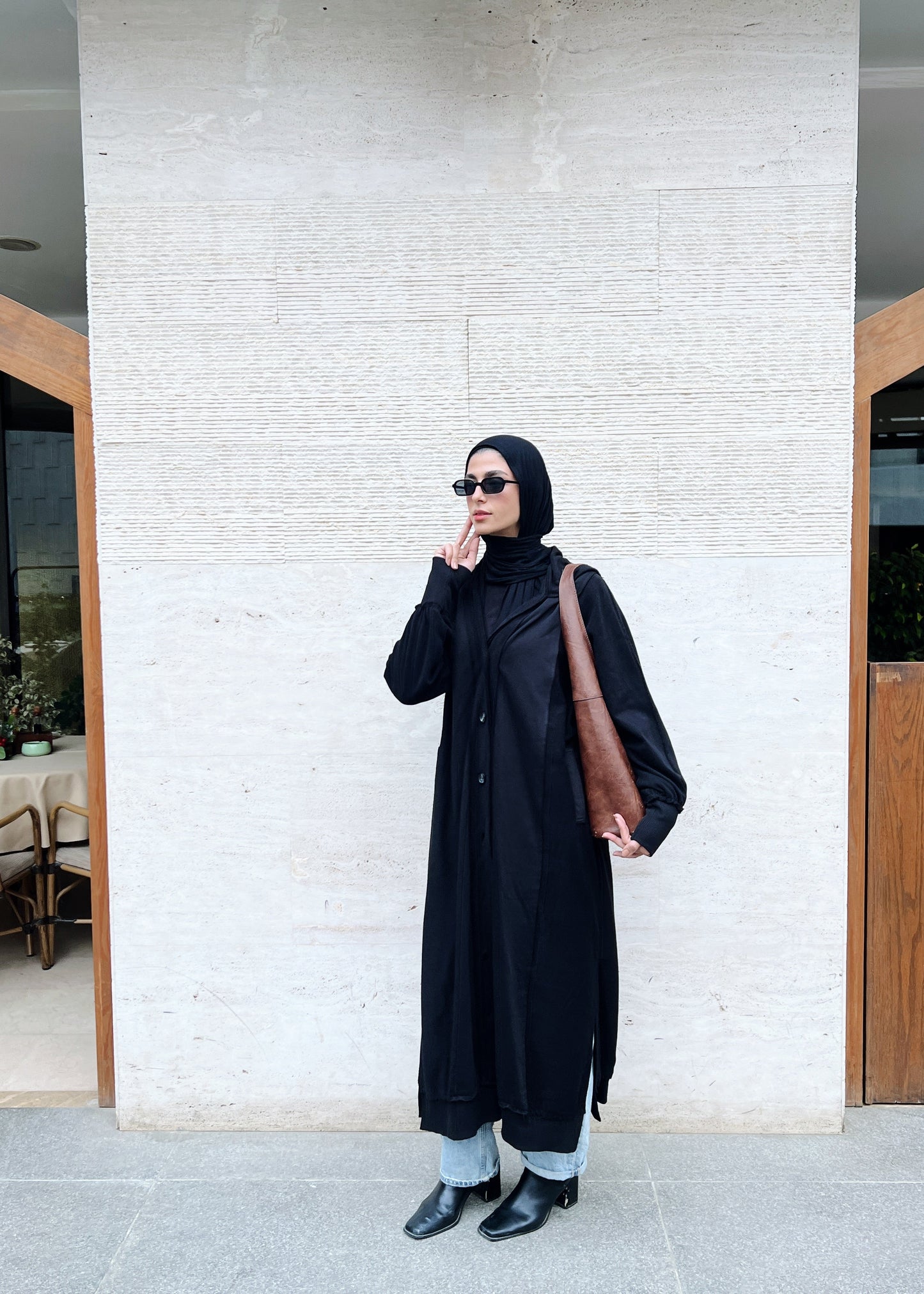 Snuggle Cardigan in Black