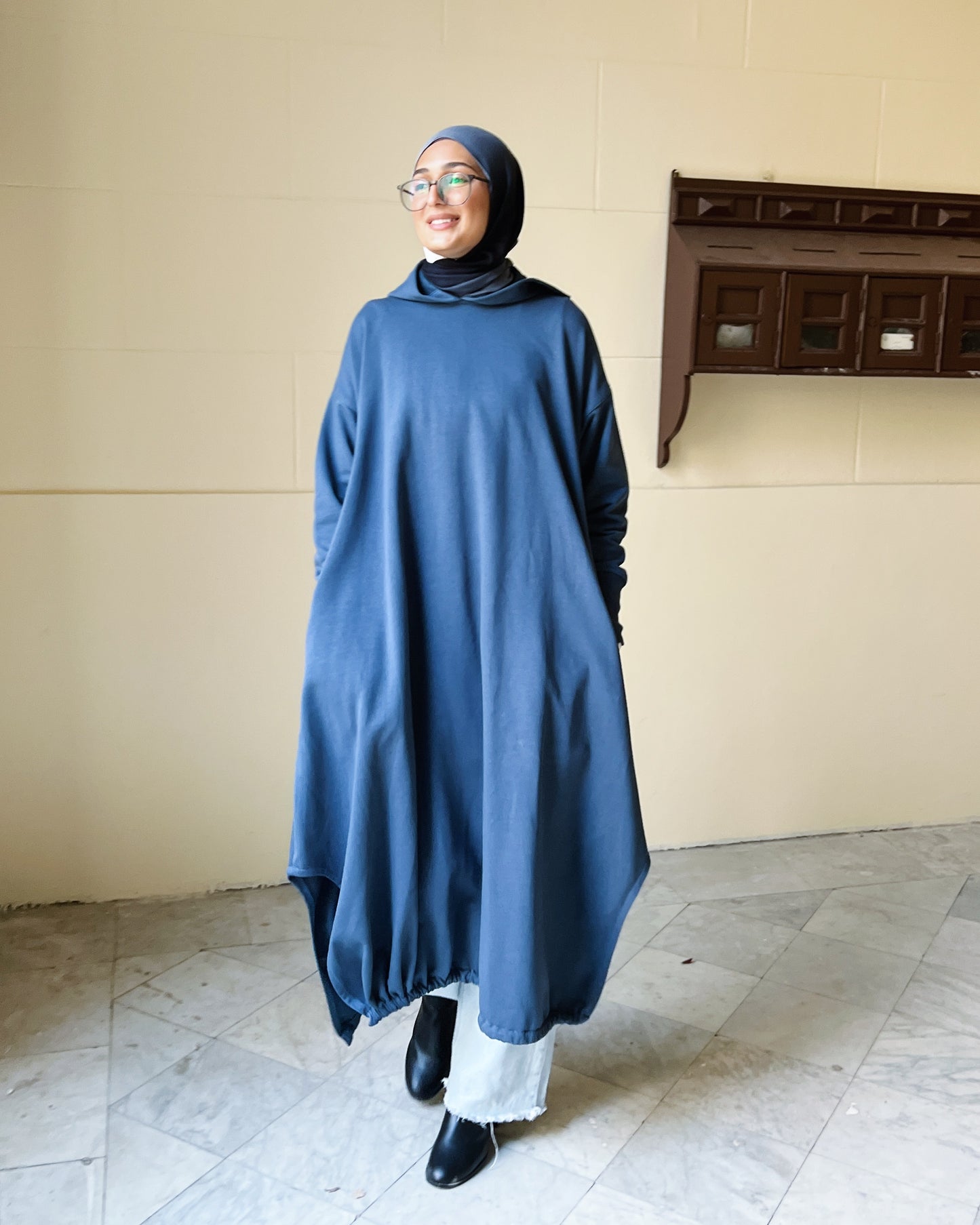 Street Ease Hoodie In Indigo