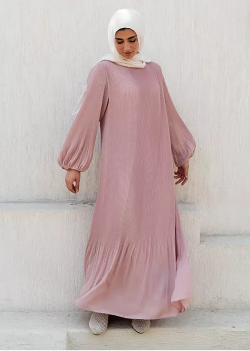 Dreamy Swirl Dress in Pink