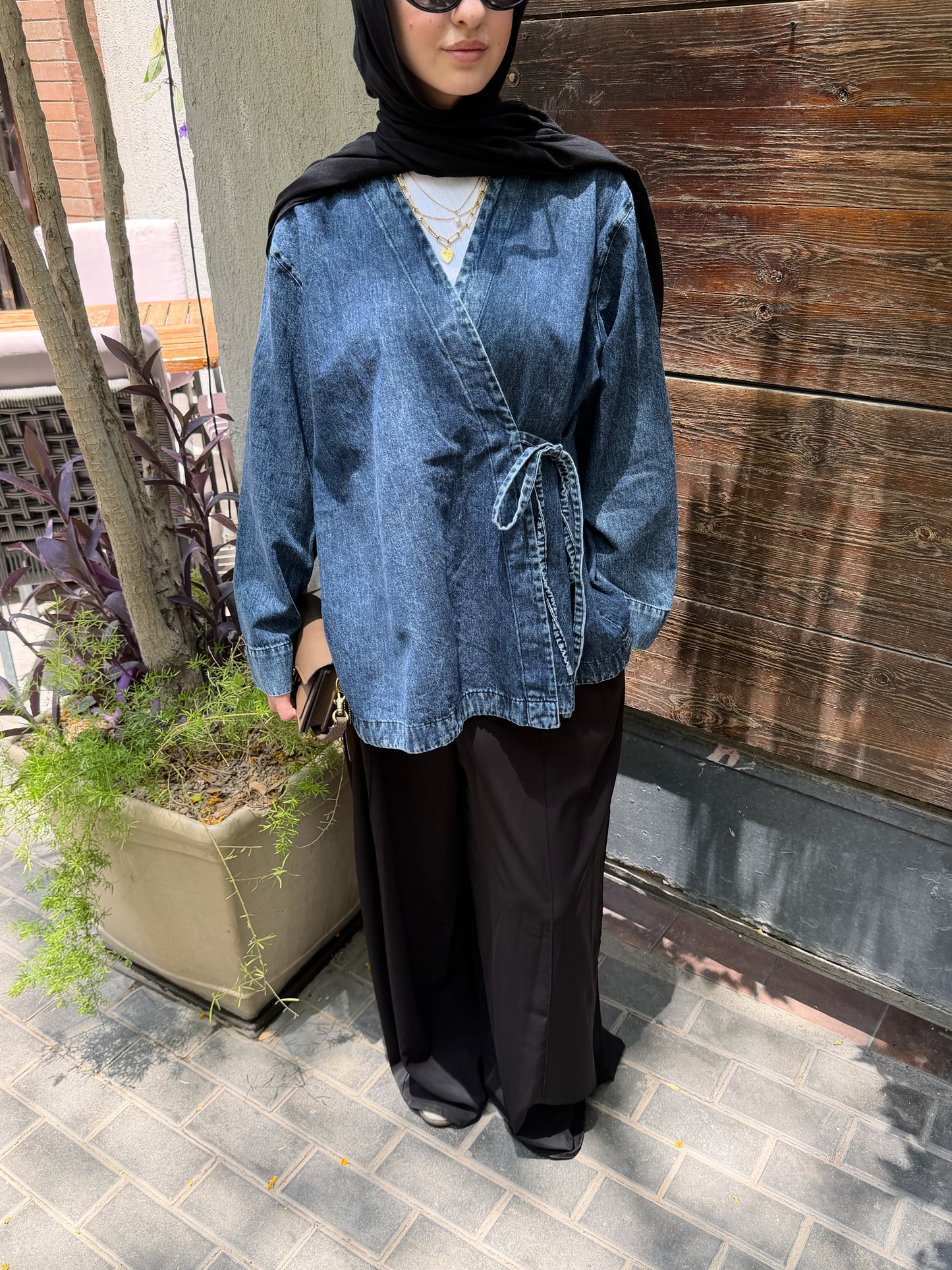 The Every Day Denim Wrap