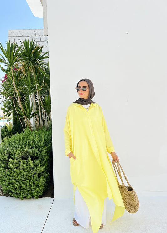 The Ease Top In Butter yellow